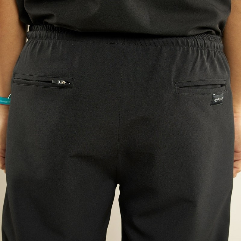 Pantalón Hombre Jogger Euphoria Color Negro Impulso