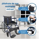 Silla de ruedas plegable rueda grande mod. Alcazaba