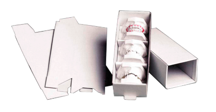 Caja cartón para 3 moldes de yeso