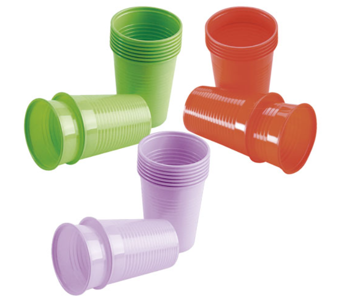 Vasos plástico 200ml 100u