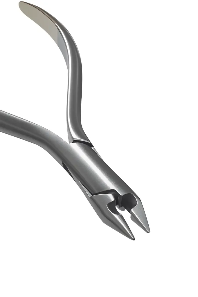 Alicate Angle de acero inoxidable detallado.webp