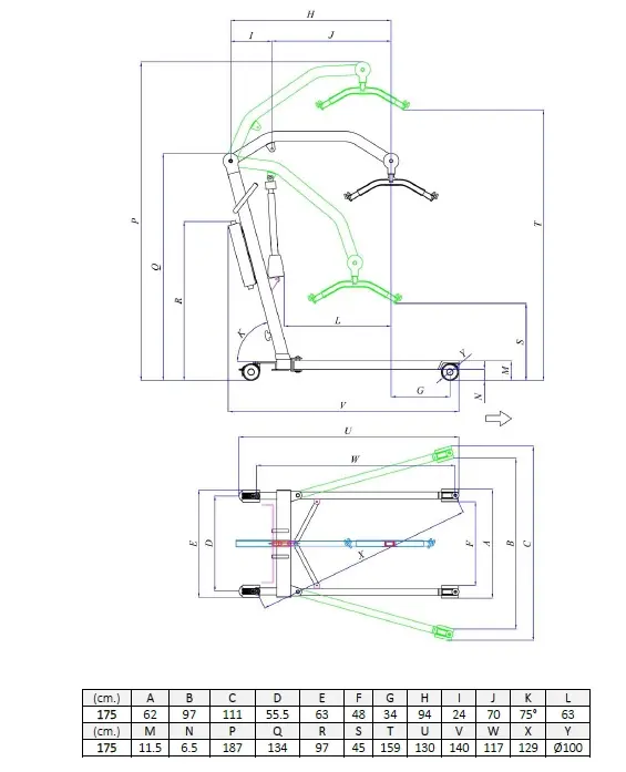 Grúa eléctrica Powerlift 175kg Tecnimoem.webp