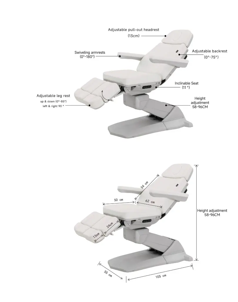 SILLON ELÉCTRICO PODOLOGÍA MEDIAL+ WEELKO WKP012.3 6.webp