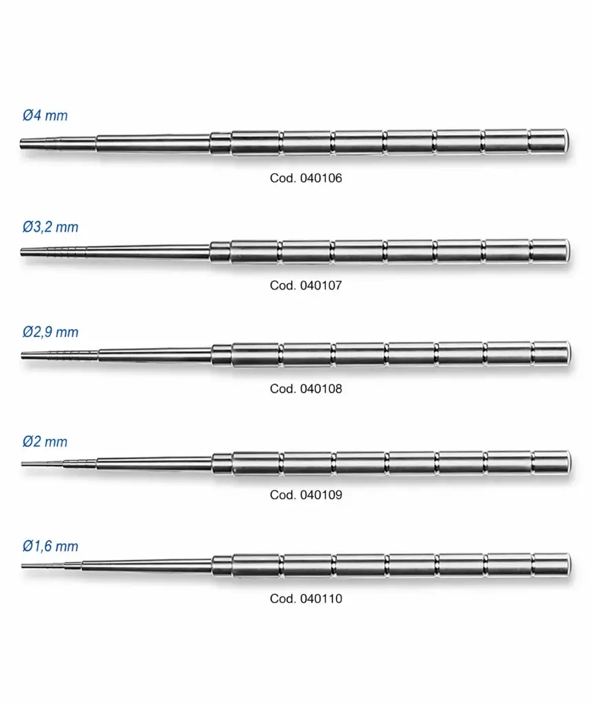 Osteotomo recto cóncavo ø3,2 mm