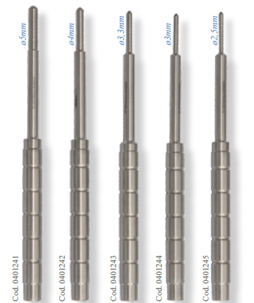 Osteotomo en punta recto. -ø2,5mm