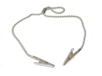 Cadena sujeta babero metálica