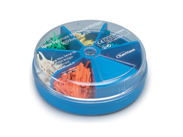 Cuñas de madera surtido 500u con dispensador - KerrHawe