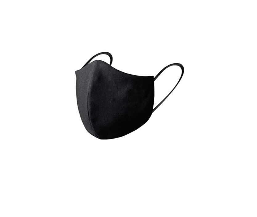 Mascarilla higiénica tela reutilizable negra