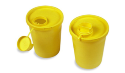 Contenedor de agujas 25u x 2200ml