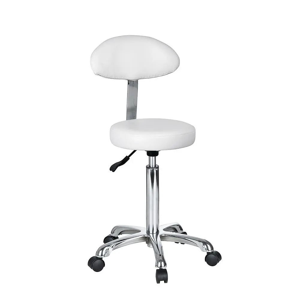 Taburete giratorio gas con respaldo Mod. FAST+ Weelko