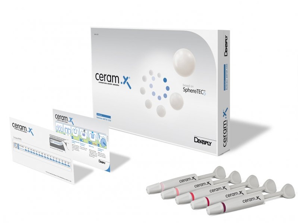 Ceram X universal Spectra SphereTEC HV jeringas kit intro Dentsply Sirona