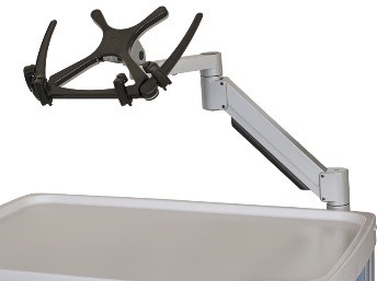 Soporte articulado ordenador portátil para carro medicación