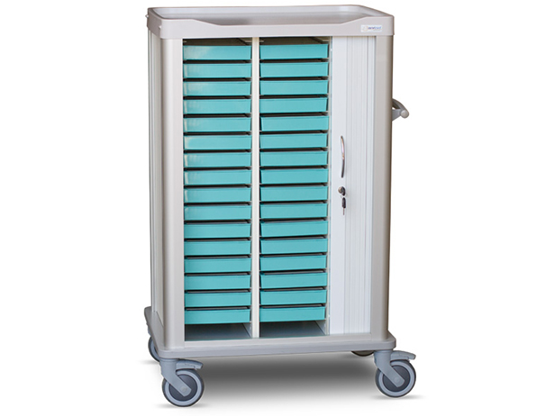 Carro de medicación 32 Bandejas BLP-3100 (no incluidas)