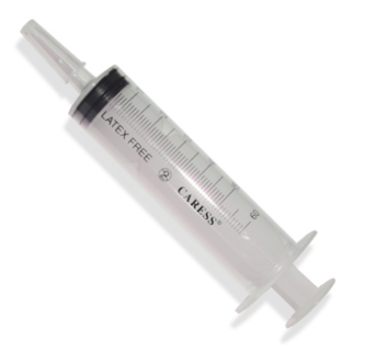 Jeringa alimentación 3 cuerpos cono catéter 60ml 25u