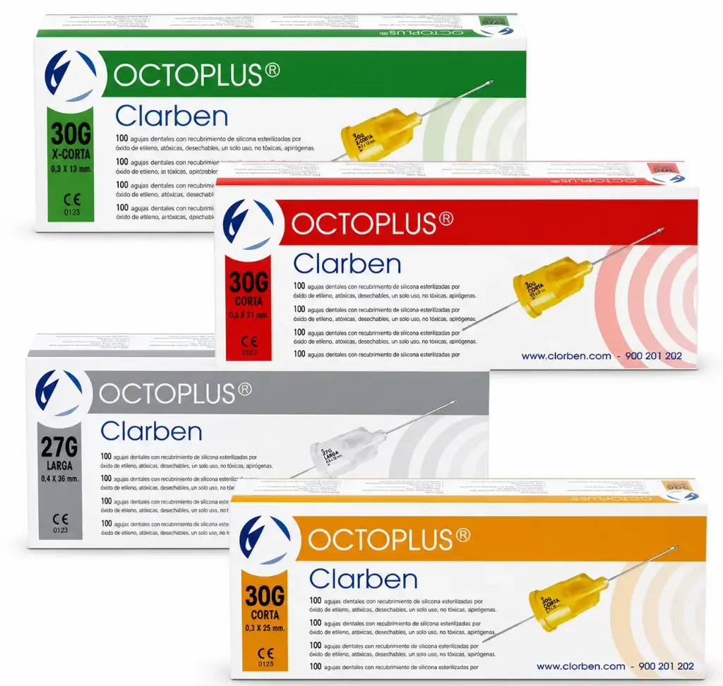 Agujas anestesia Octoplus 100u Clarben