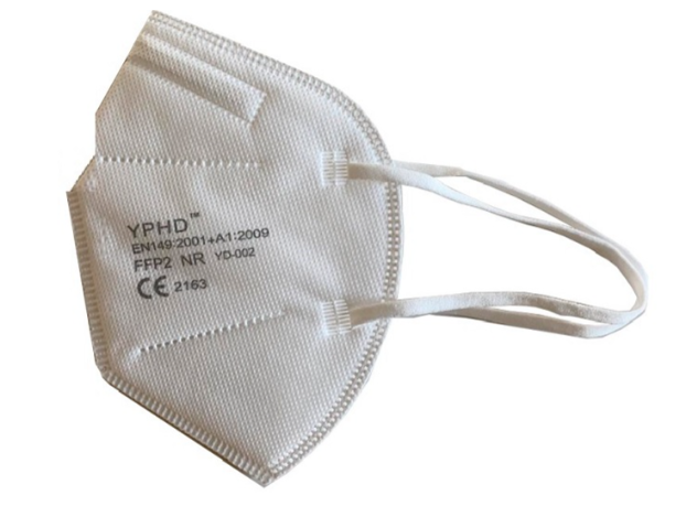 Mascarilla FFP2 color BLANCO envase 50u