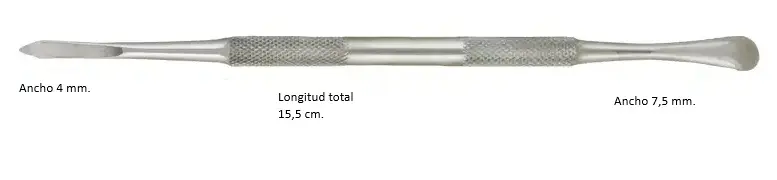 Periostotomo longitud 15,5cm Quiroproser®