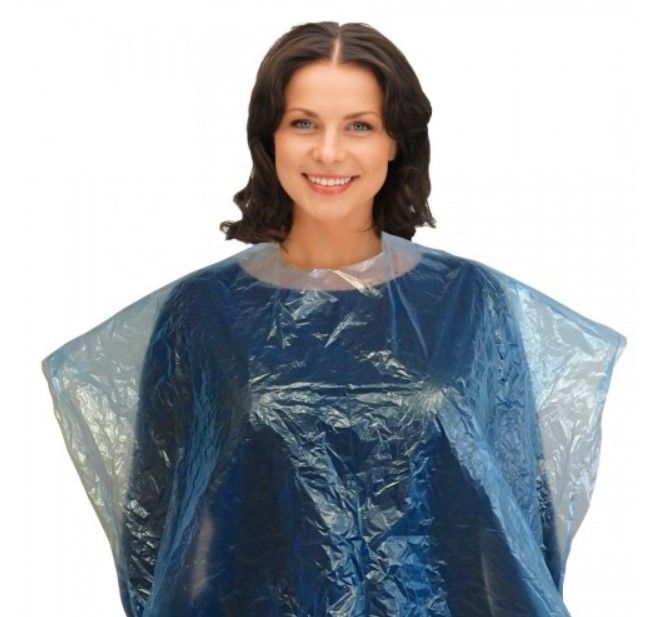 Baberos desechables extra grandes polietileno 50u