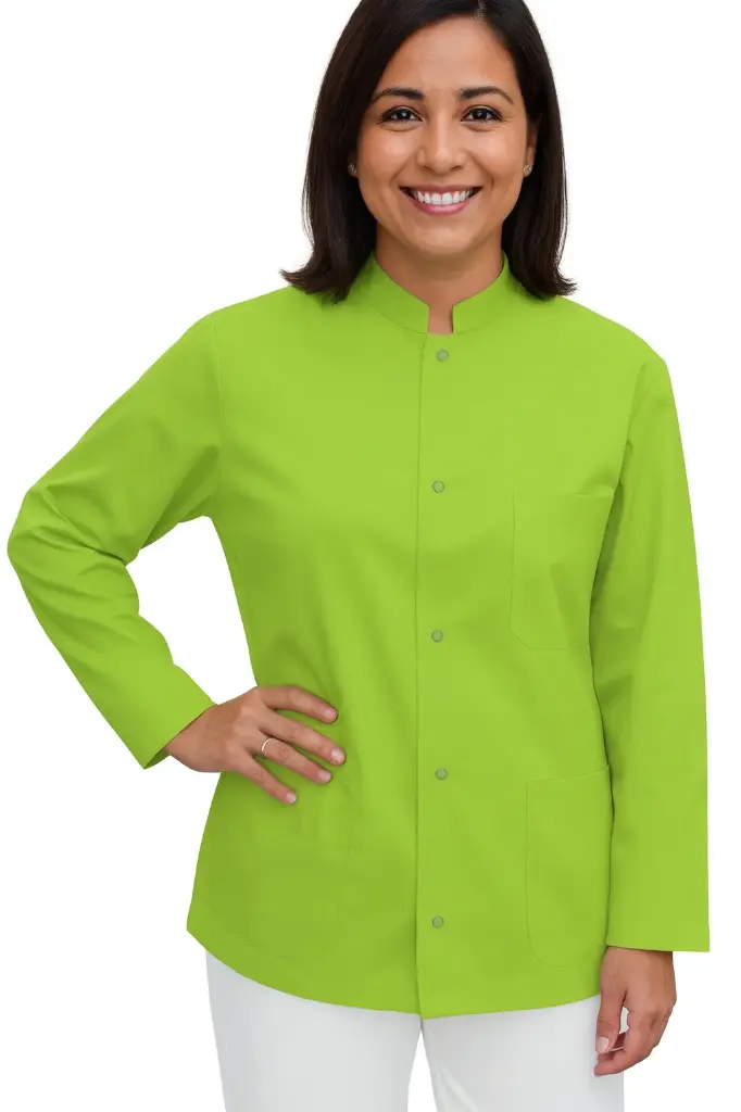 Camisa abotonada manga larga Pistacho