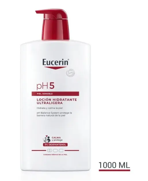 Eucerin Ultraligera Loción Hidratante 1L