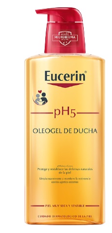 Oleogel de ducha Eucerin piel sensible Ph-5 1 envase 400 ml