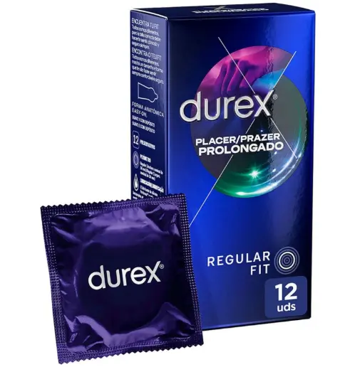 Durex Placer Prolongado Preservativos 12 u