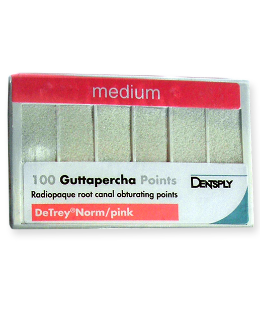 Puntas de Gutta-Percha Pirata Dentsply 100u xxfine