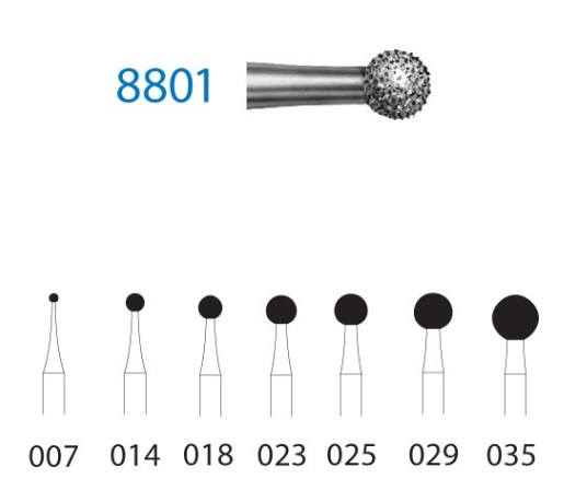 Fresa diamante turbina Fig.8801314 - Komet 5u