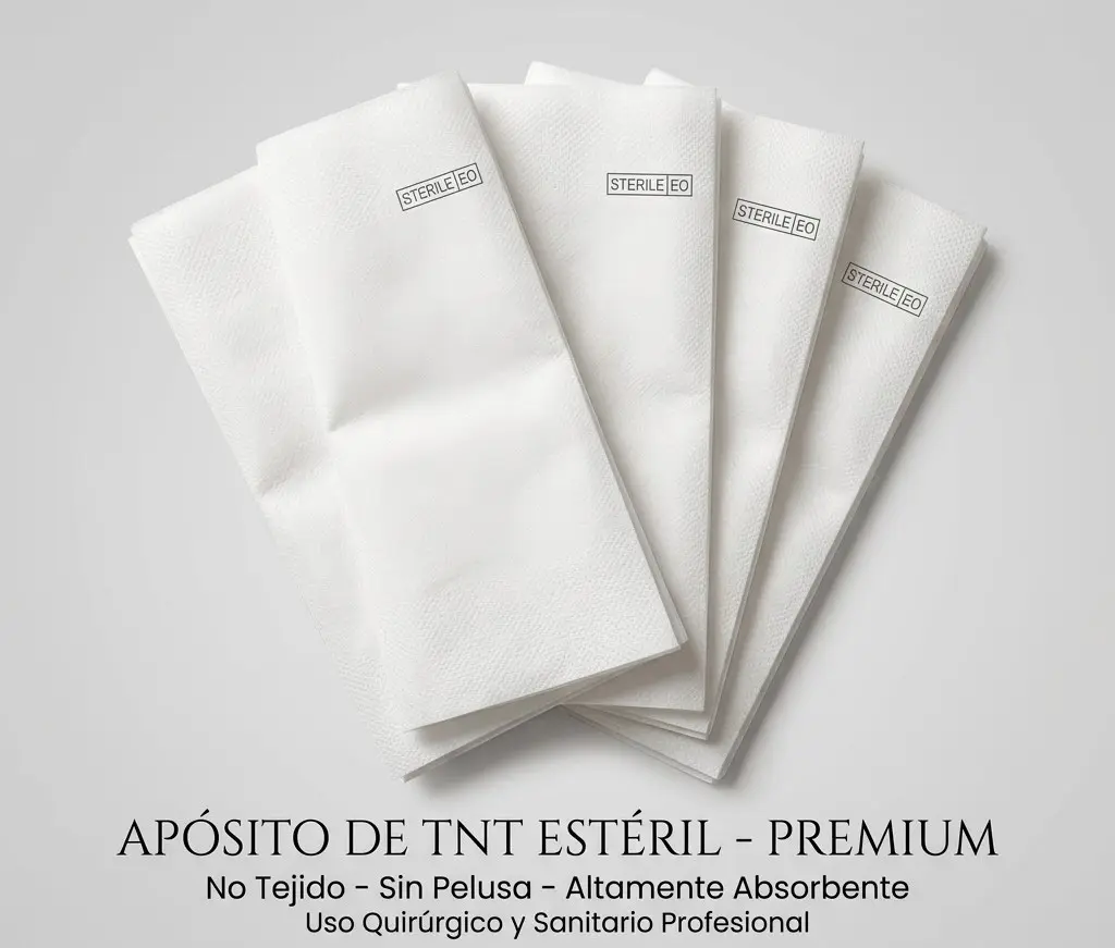 Compresa tejido no tejido 20X40 estéril 750 apósitos