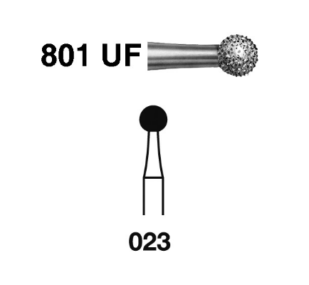 Fresa diamante turbina Fig.801UF314 cal.023 - Komet 5u