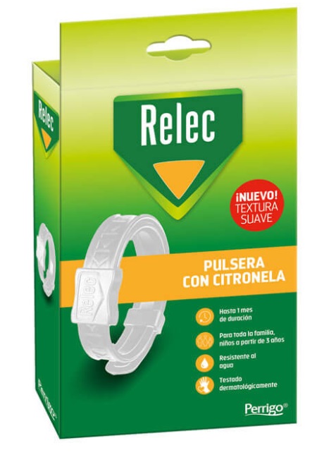 RELEC PULSERA ADULTO BLANCA REPELENTE MOSQUITOS