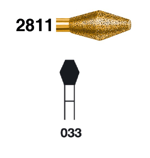 Fresa diamante turbina Fig.2811314 S2000 - Komet 5u