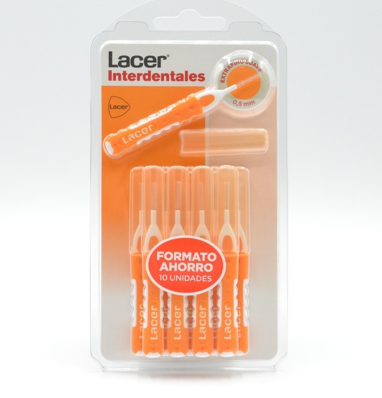 Lacer Interdentales Extrafino Suave 0.5 mm 10 unidades