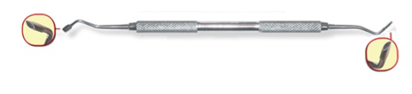 Atacador amalgama doble punta lisa Quiroproser®