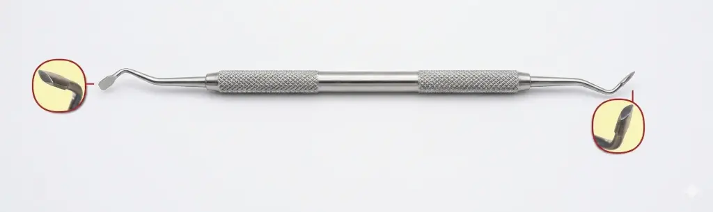 Atacador amalgama doble punta lisa Quiroproser®