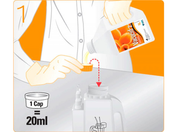 Vacucid 2 Unident - Botella de 1 litro