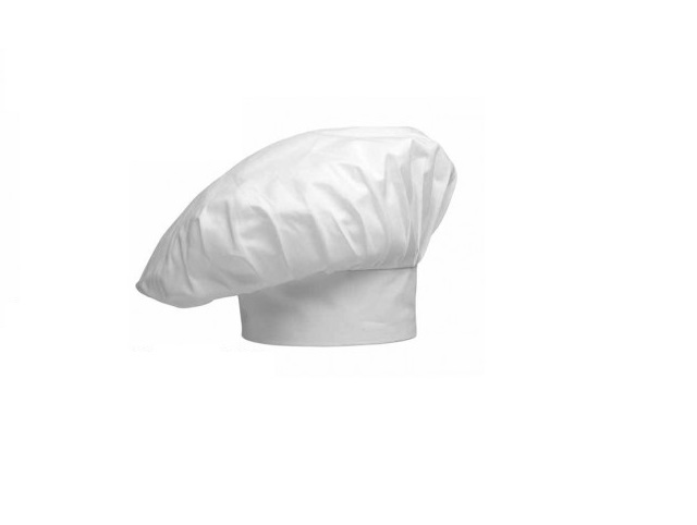 Gorro de cocinera tipo champiñon