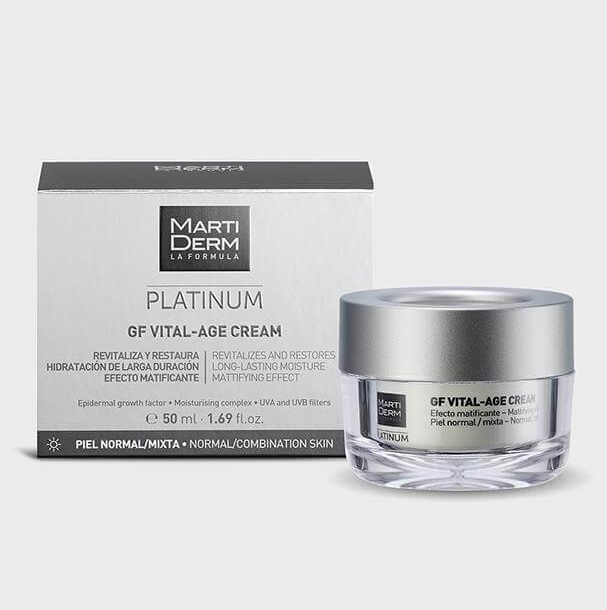 PLATINUM GF VITAL-AGE CREAM PIEL Normal/Mixta 50 ml MARTIDERM