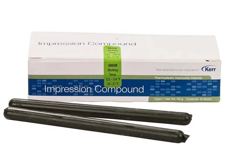 Cera Godiva Impresion Compound 15 barras - Kerr