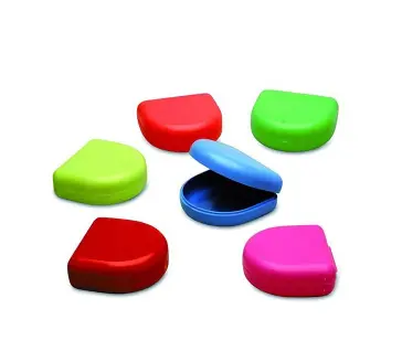 Caja plástico ortodoncia bolsa 25u. colores surtidos