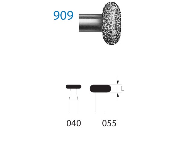 Fresa diamante turbina Fig.909314 - Komet 5u