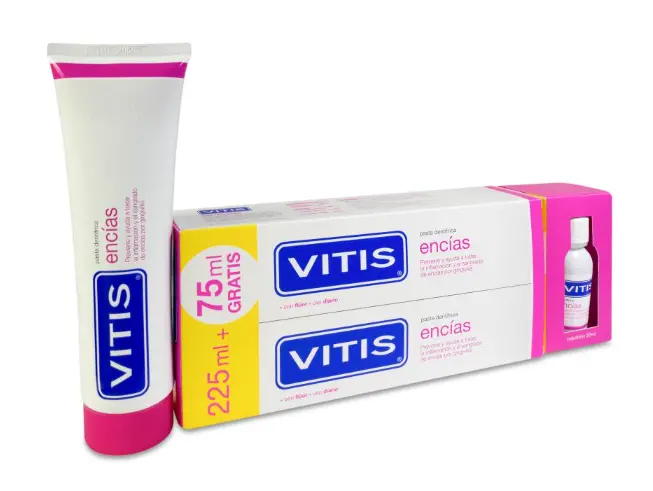 Vitis Encias pasta duplo 2x150 ml + 30 ml colutorio