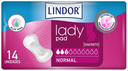 Compresas LINDOR Lady Normal 3 gotas Bolsa 14u