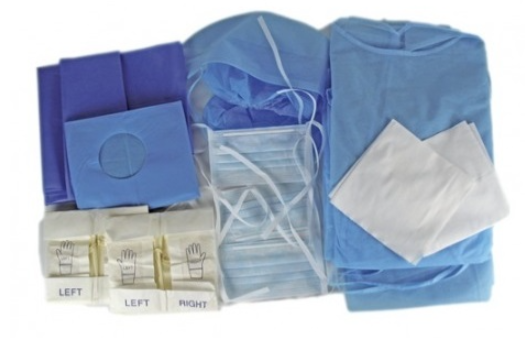 Set cirugía dental estéril 3 personas Proser