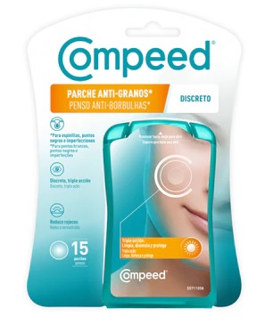 COMPEED PARCHE ANTI-GRANOS DISCRETO TRIPLE ACCION 15 UNIDADES