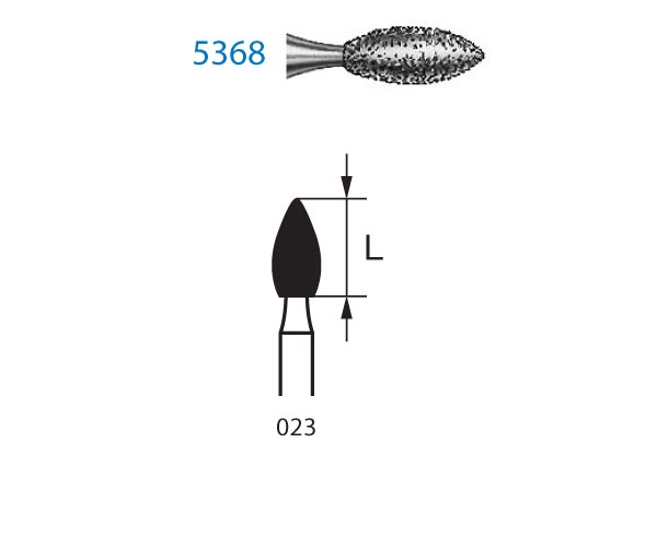 Fresa diamante turbina Fig.5368314 - Komet 5u