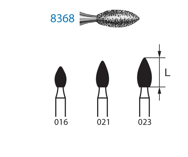 Fresa diamante turbina Fig.8368314 - Komet 5u