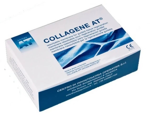 Collagene AT Membrana reabsorbible 22x22mm 6u