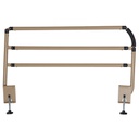 Barandillas cortas 90 cm para cama de 3 barras plegables par