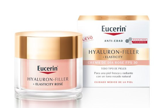 Eucerin Hyaluron-Filler + Elasticity crema de día rosé FPS30